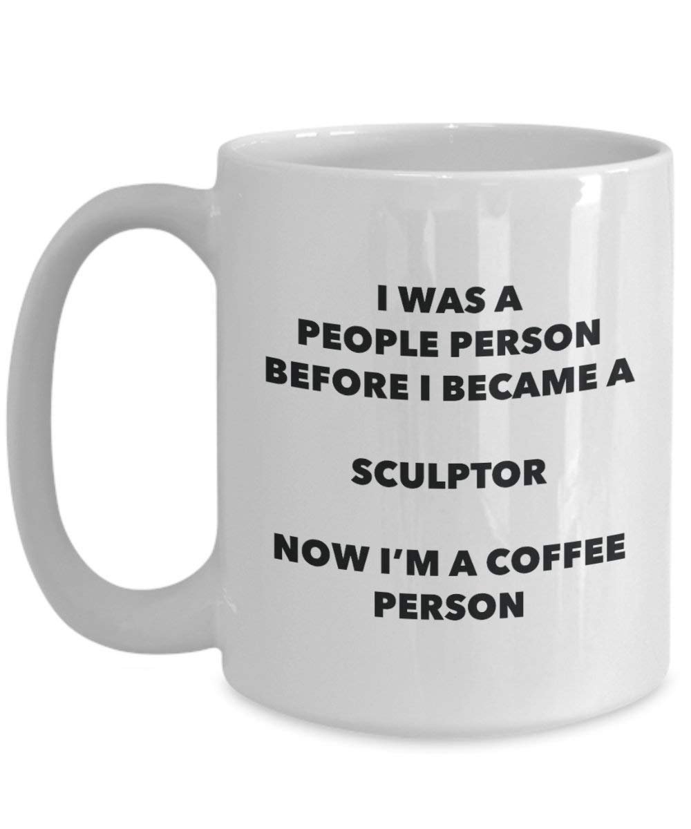 Bildhauer Kaffee Person Tasse – Funny Tee Kakao-Tasse – Geburtstag Weihnachten Kaffee Lover Cute Gag Geschenke Idee