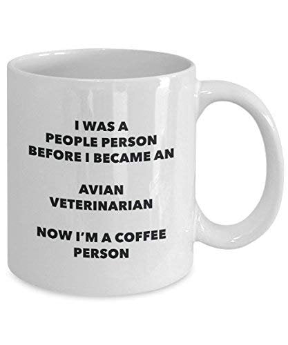 Avian Veterinarian Coffee Person Mug - Funny Tea Cocoa Cup - Birthday Christmas Coffee Lover Cute Gag Gifts Idea