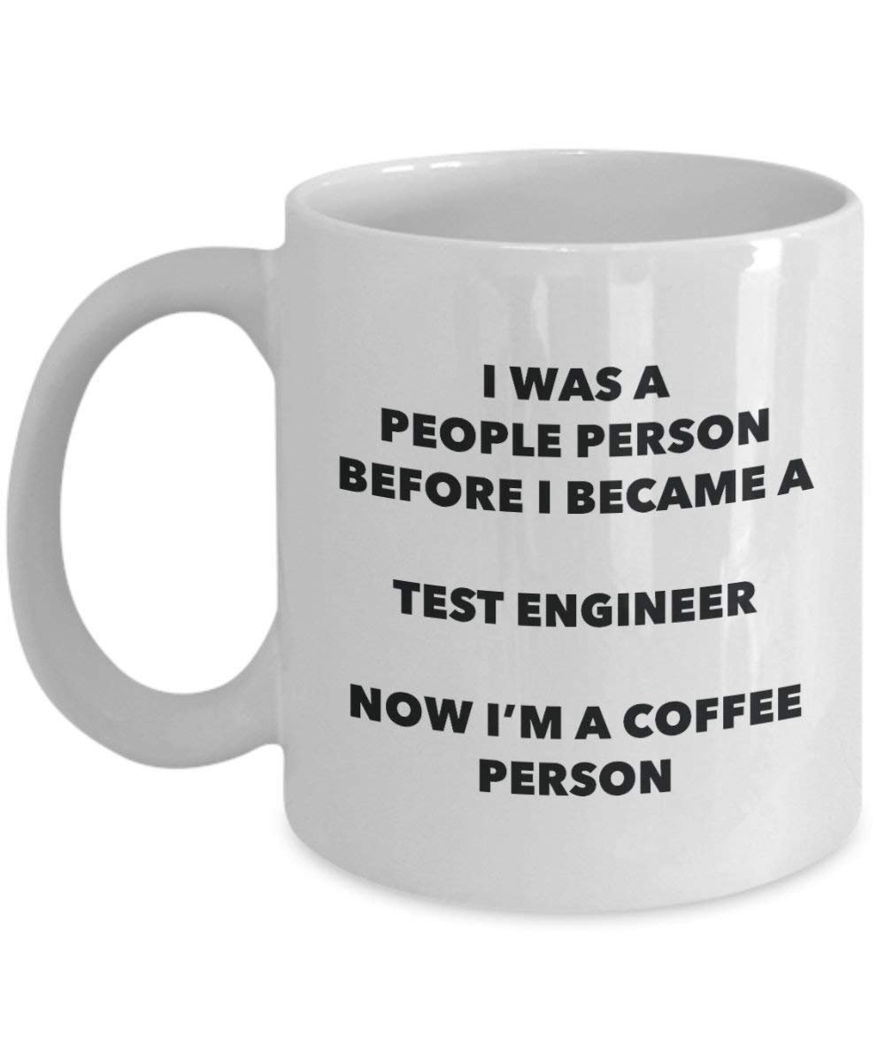 Test Ingenieur Kaffee Person Tasse – Funny Tee Kakao-Tasse – Geburtstag Weihnachten Kaffee Lover Cute Gag Geschenke Idee
