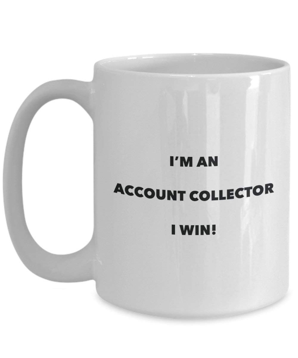 Konto Collector Tasse – Ich bin ein Konto Collector I Win. – Funny Kaffeetasse – Neuheit Geburtstag Weihnachten Gag Geschenke Idee