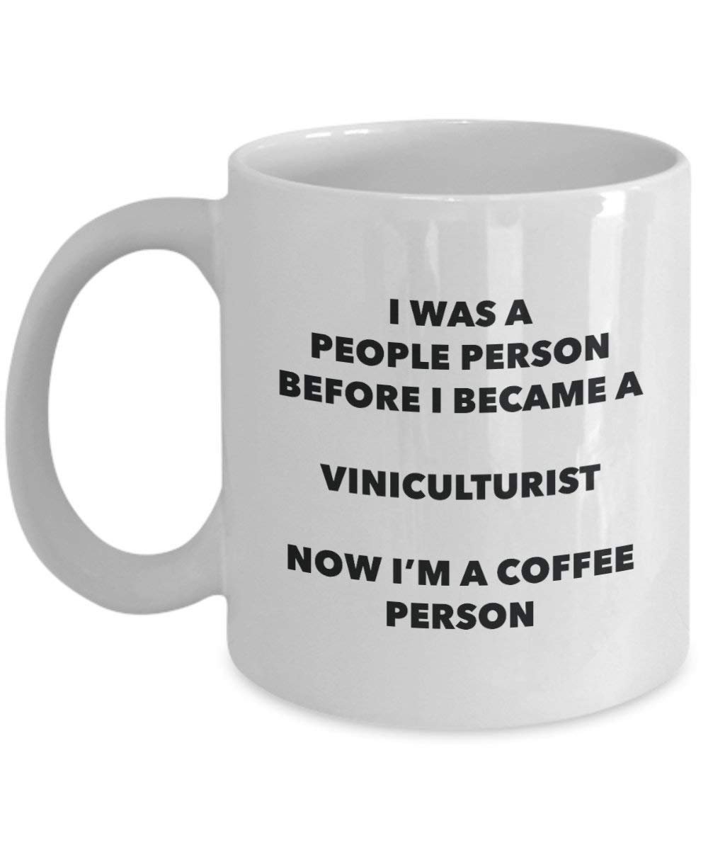 Viniculturist Coffee Person Mug - Funny Tea Cocoa Cup - Birthday Christmas Coffee Lover Cute Gag Gifts Idea
