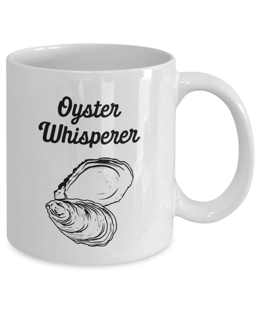 Oyster Whisperer Tasse – Lustige Teetasse für heiße Kakao – Neuheit Geburtstag Weihnachten Gag Geschenk Idee