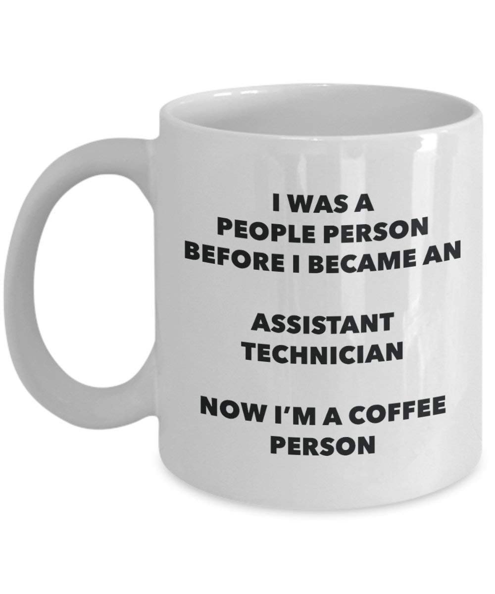 Assistant Technician Coffee Person Mug - Funny Tea Cocoa Cup - Birthday Christmas Coffee Lover Cute Gag Gifts Idea