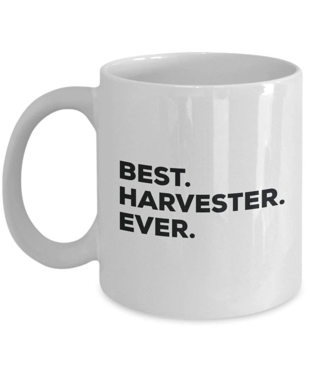 Best Harvester Ever Mug - Funny Coffee Cup -Thank You Appreciation For Christmas Birthday Holiday Unique Gift Ideas