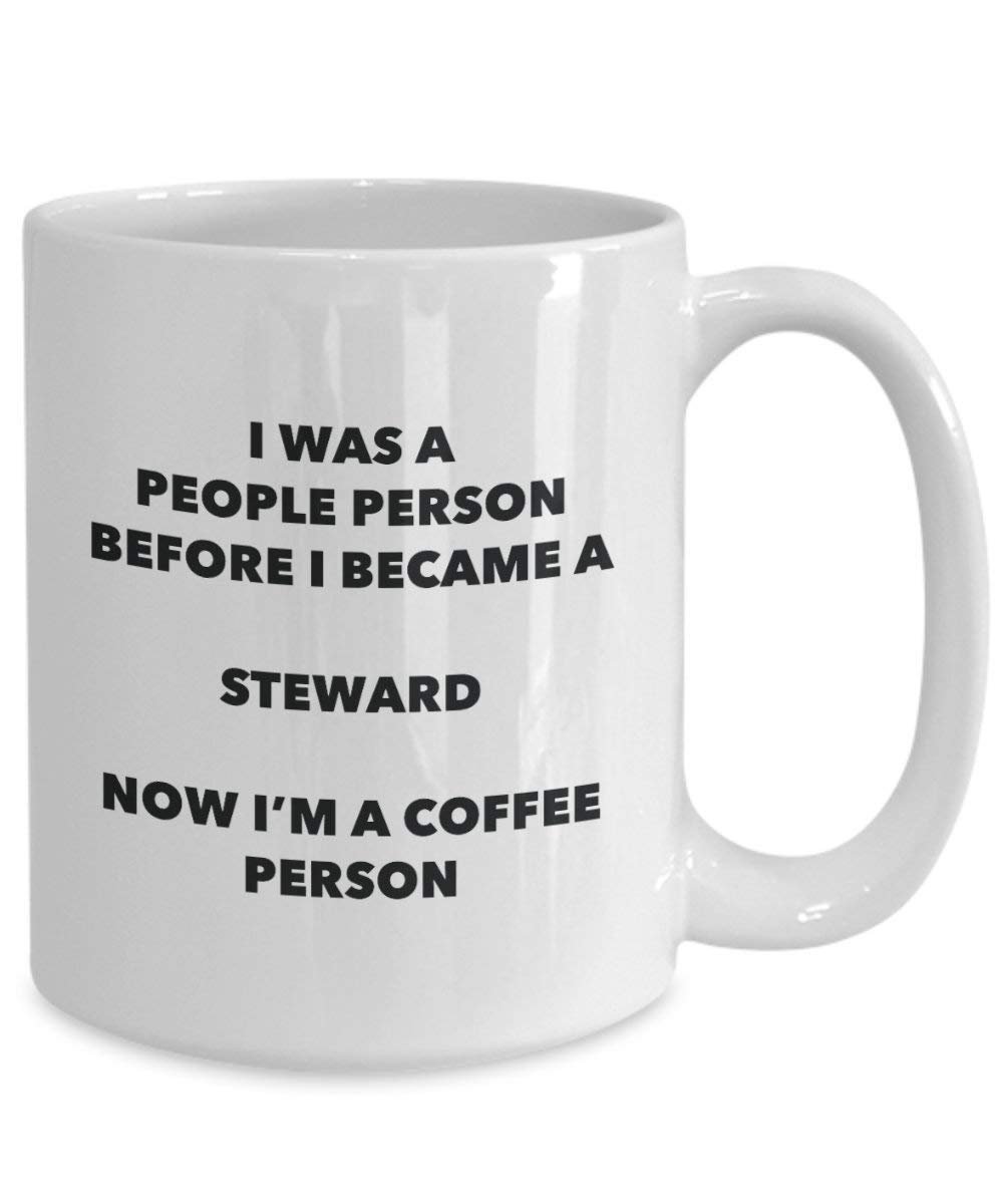Steward Coffee Person Mug - Funny Tea Cocoa Cup - Birthday Christmas Coffee Lover Cute Gag Gifts Idea