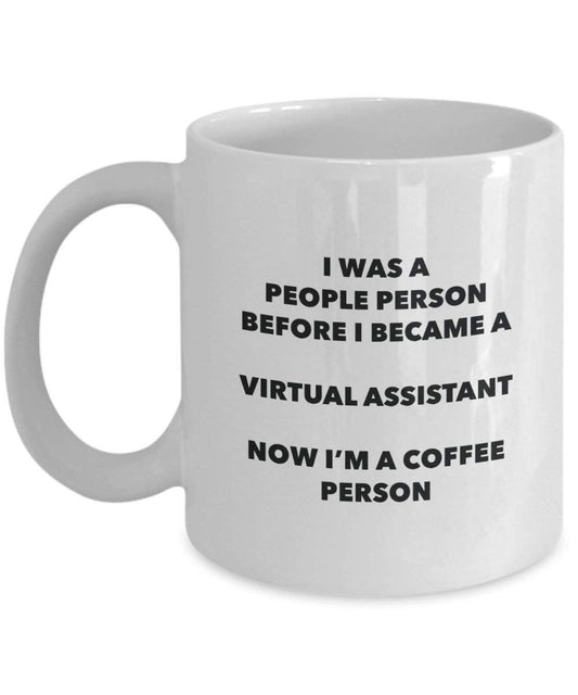 Virtual Assistant Coffee Person Mug - Funny Tea Cocoa Cup - Birthday Christmas Coffee Lover Cute Gag Gifts Idea