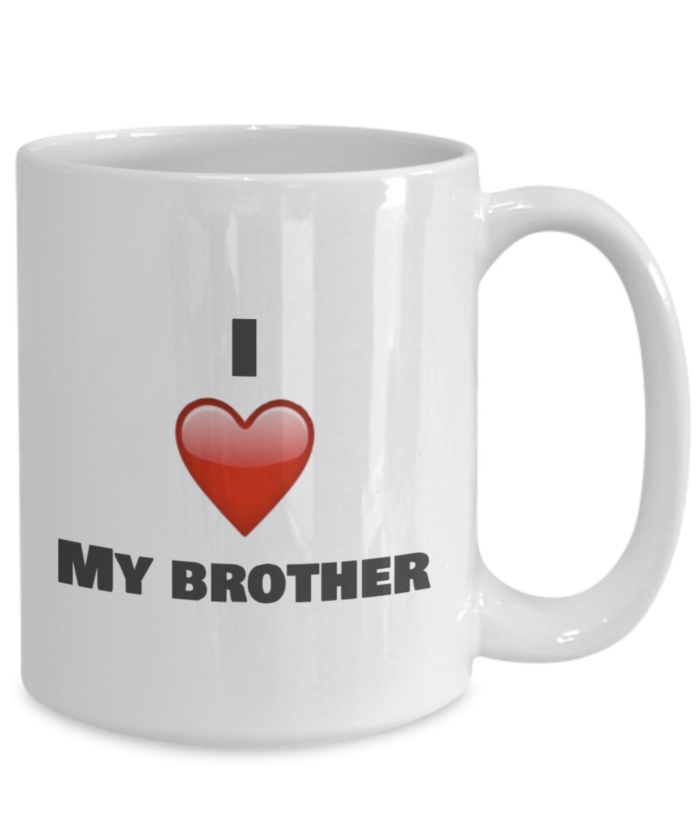 I Love My Brother coffee Mug - gift ideas brother