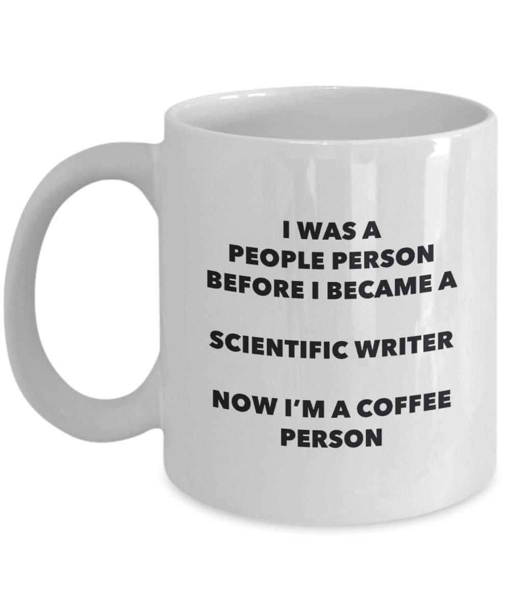 Scientific Writer Kaffee Person Tasse – Funny Tee Kakao-Tasse – Geburtstag Weihnachten Kaffee Lover Cute Gag Geschenke Idee