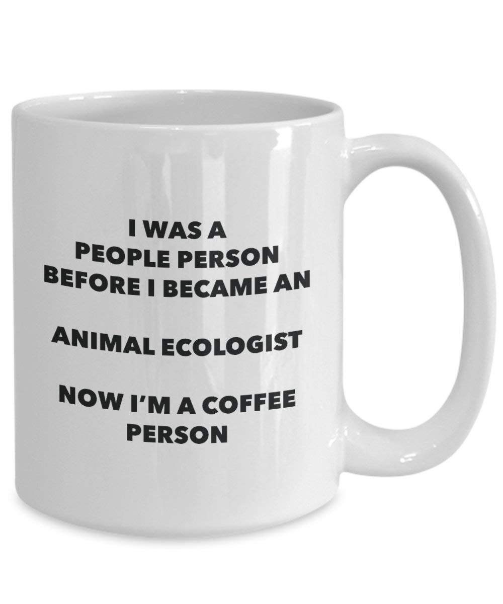 Animal Ecologist personne à café Mug Tasse à thé de cacao – rigolo – Anniversaire de Noël amateur de café mignon Gag Gifts Idée 15oz blanc