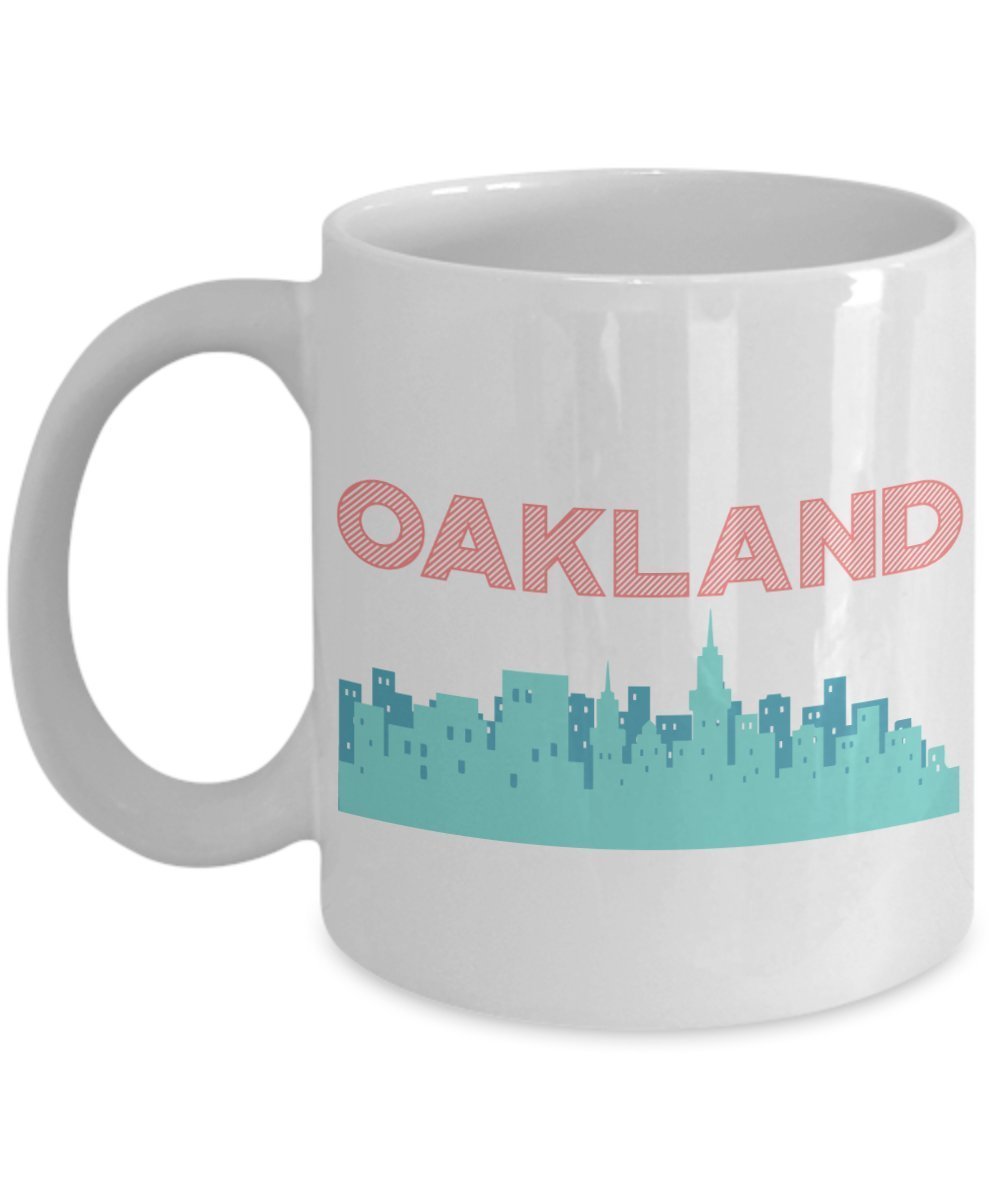 Oakland Kaffeetasse – Lustige Teetasse – Neuheit Geburtstag Weihnachten Jahrestag Gag Geschenkidee