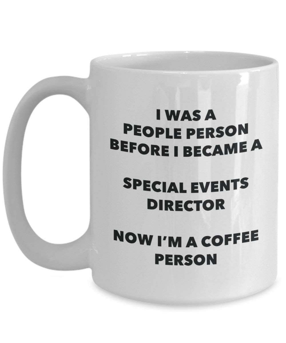 Special Events Director Coffee Person Mug - Funny Tea Cocoa Cup - Birthday Christmas Coffee Lover Cute Gag Gifts Idea