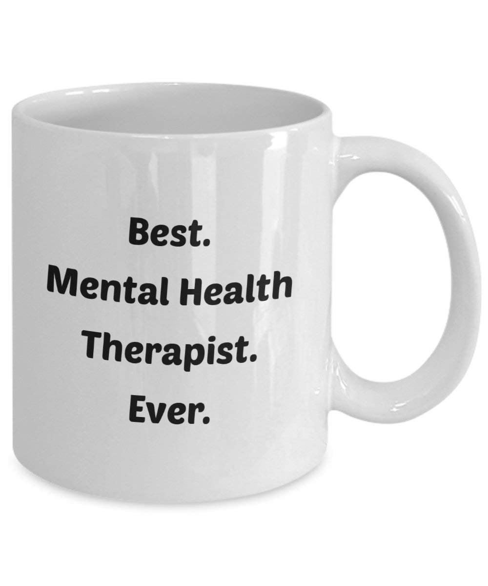 Psychische Gesundheit Therapist Tasse – Funny Tee Hot Cocoa Kaffeetasse – Neuheit Geburtstag Weihnachten Gag Geschenke Idee