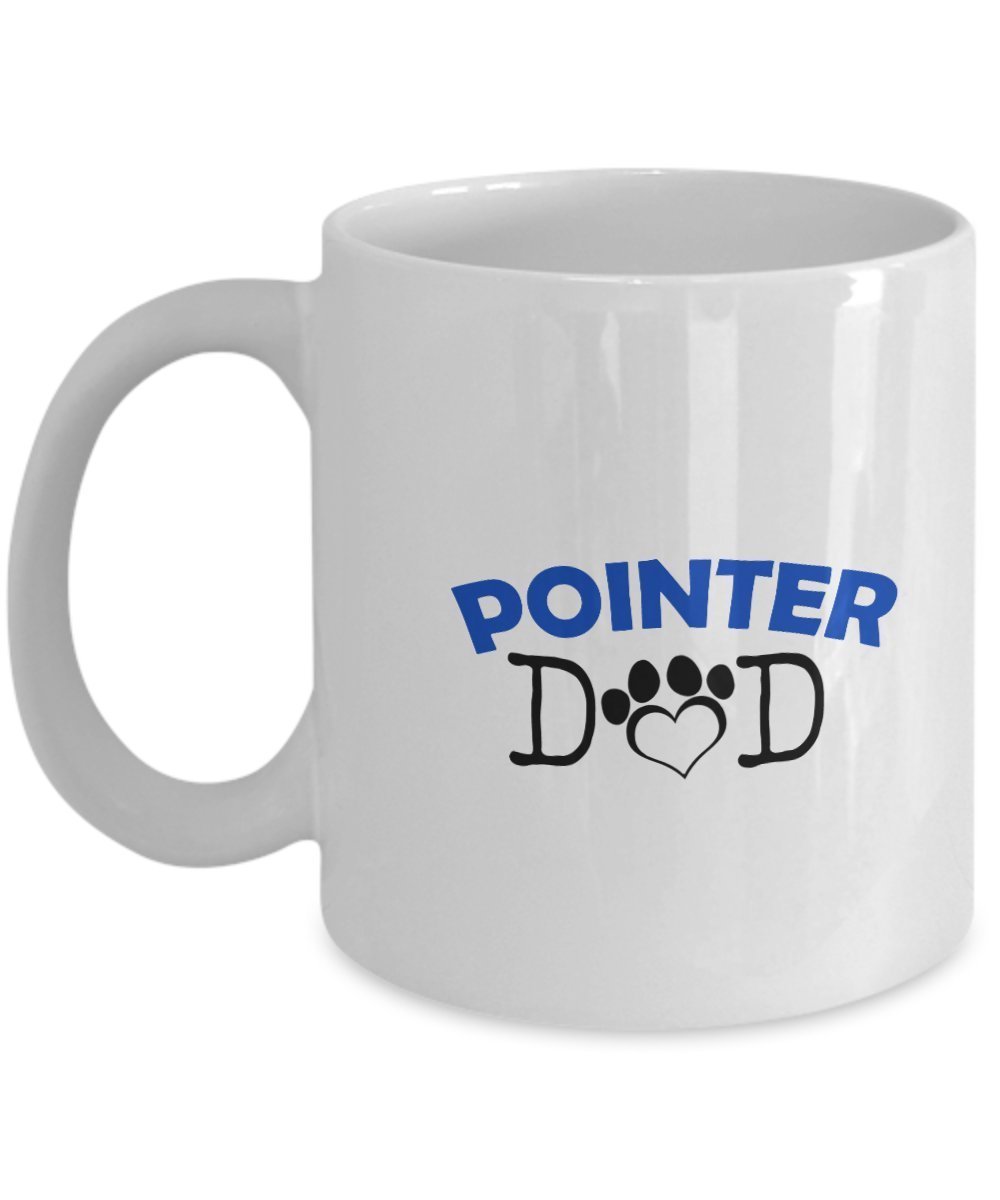 Funny Pointer Couple Mug – Pointer Dad – Pointer Mom – Pointer Lover Gifts - Unique Ceramic Gifts Idea (Dad & Mom)