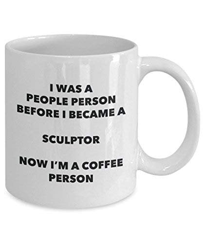 Bildhauer Kaffee Person Tasse – Funny Tee Kakao-Tasse – Geburtstag Weihnachten Kaffee Lover Cute Gag Geschenke Idee