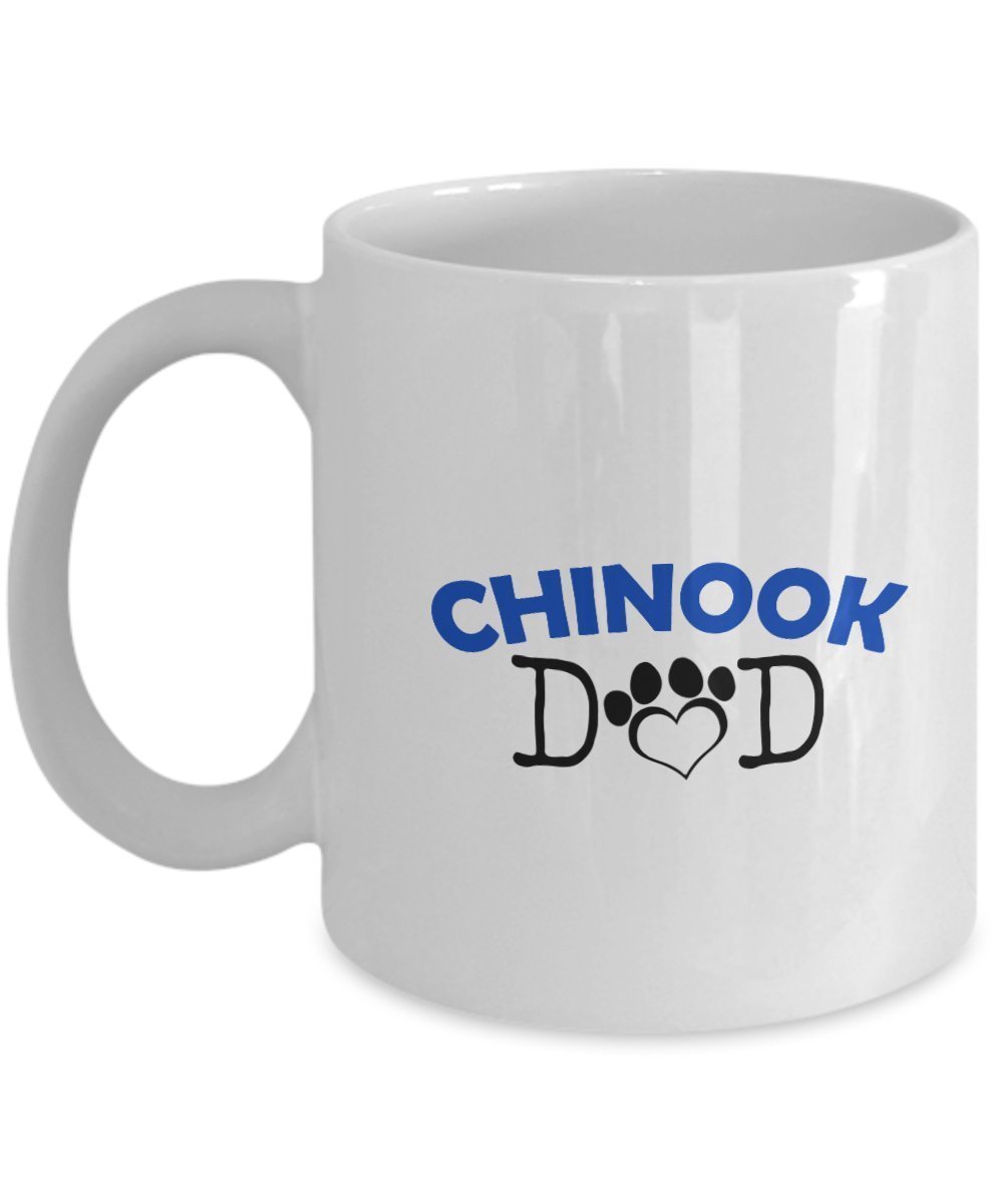 Funny Chinook Couple Mug – Chinook Dad – Chinook Mom – Chinook Lover Gifts - Unique Ceramic Gifts Idea (Dad & Mom)
