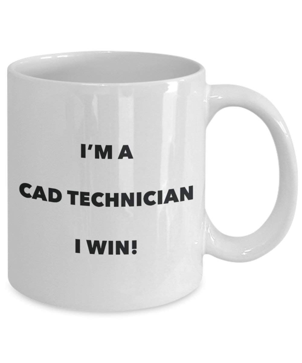 CAD-Techniker Tasse – I 'm a CAD-Techniker I Win. – Funny Kaffeetasse – Neuheit Geburtstag Weihnachten Gag Geschenke Idee