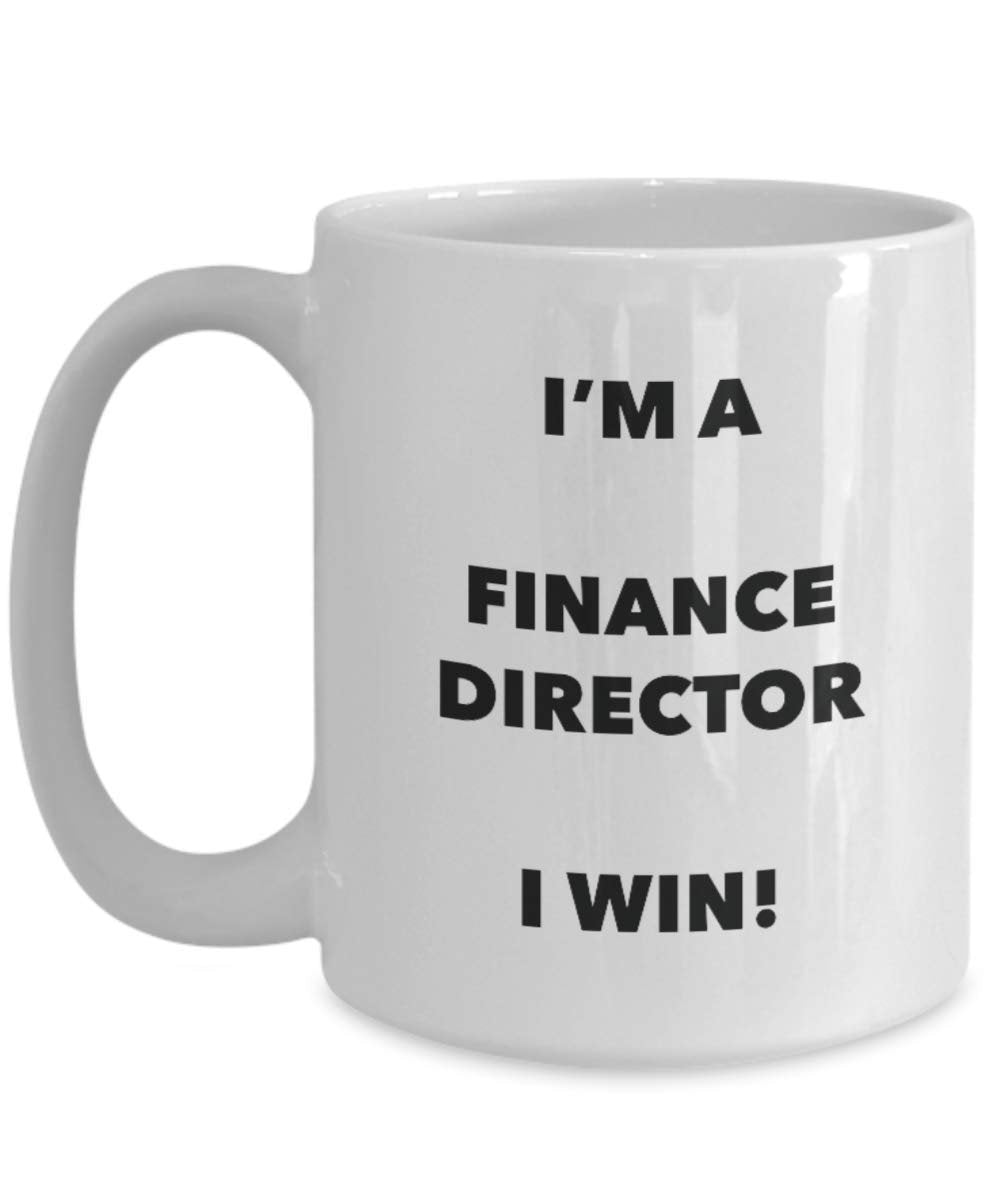 I' m A Finance direttore tazza i Win – Funny Coffee Cup – novelty Birthday Christmas GAG regalo idea 15oz Infradito colorati estivi, con finte perline