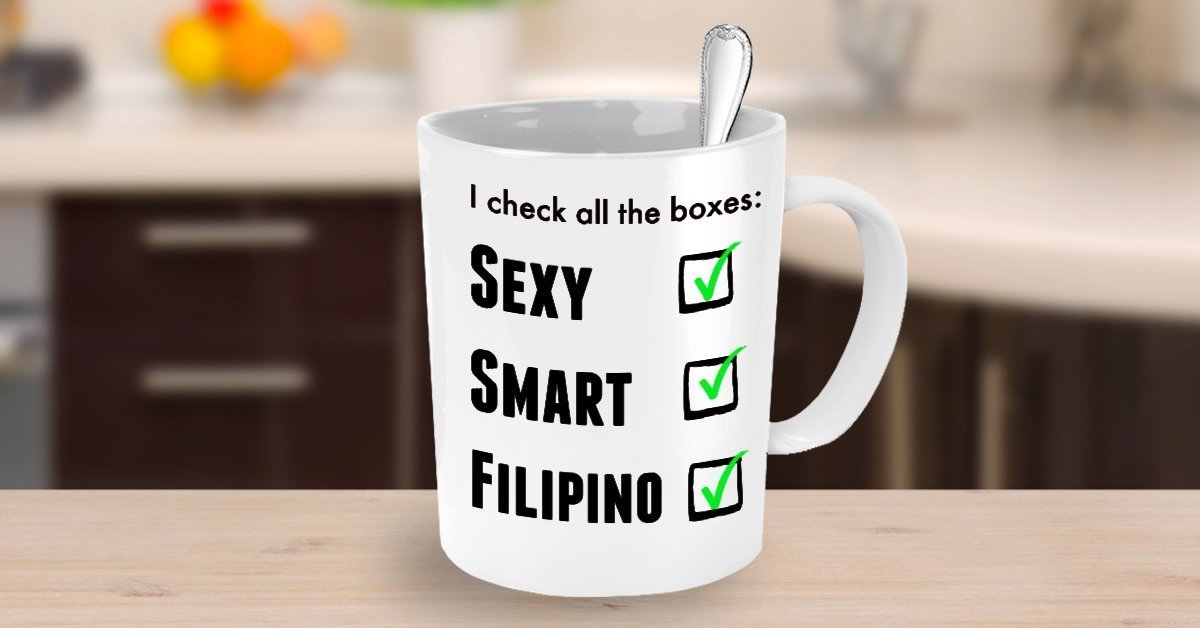 Filipino Mug - Funny Pride Coffee Cup For Men or Women - I Am Proud Novelty Love Cup
