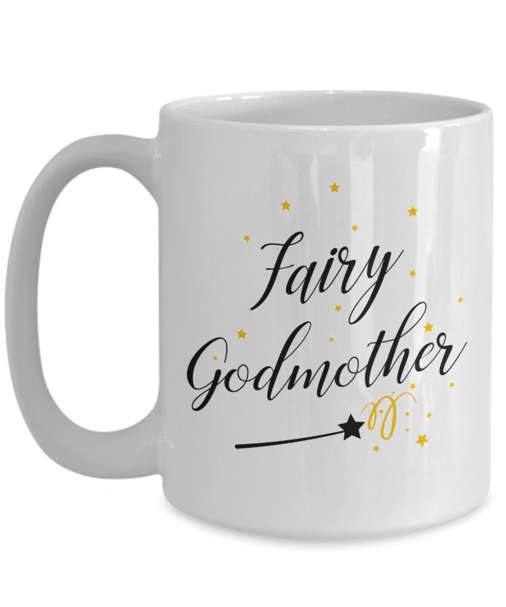 Gute Fee Tasse – Funny Tee Hot Cocoa Kaffeetasse – Neuheit Geburtstag Geschenkidee 11oz weiß