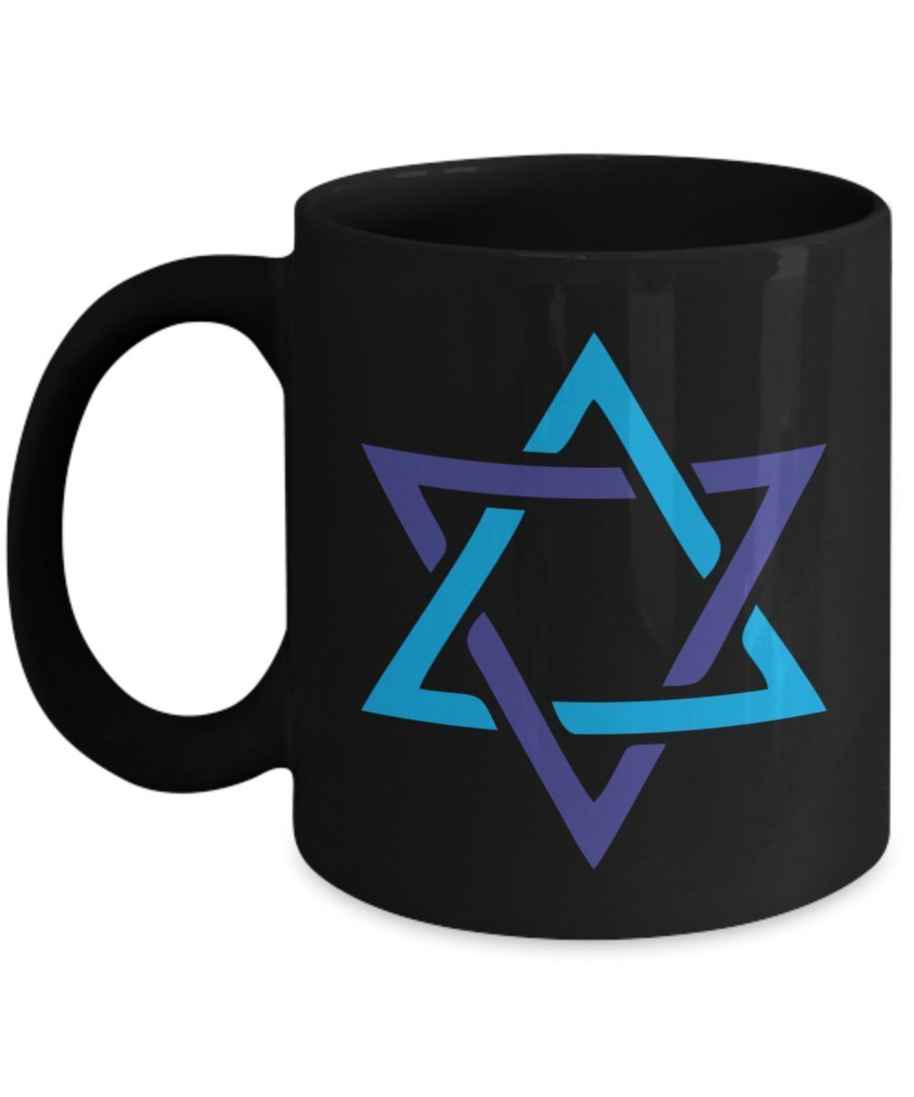 Star of David Coffee Mug - Funny Novelty Coffee Mug - Unique Gifts Idea