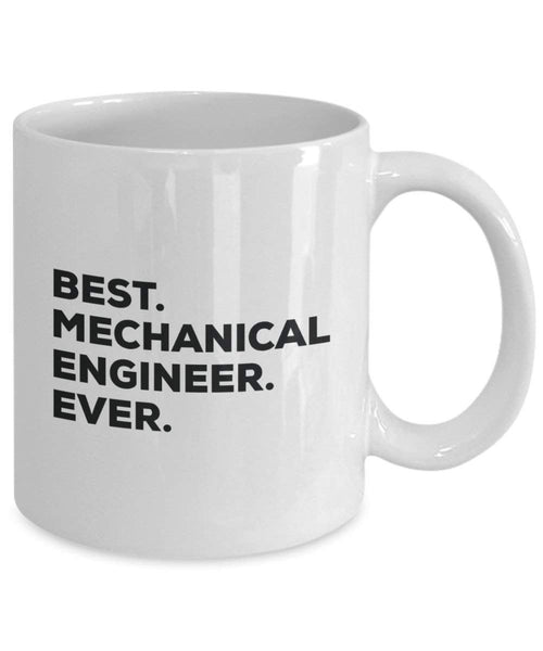 Meilleur ingénieur mécanique jamais Mug rigolo – Tasse à café – Thank You Appréciation pour Noël Anniversaire Vacances Cadeau unique idées 15oz blanc