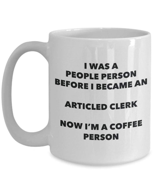 articled Clerk Kaffee Person Tasse – Funny Tee Kakao-Tasse – Geburtstag Weihnachten Kaffee Lover Cute Gag Geschenke Idee