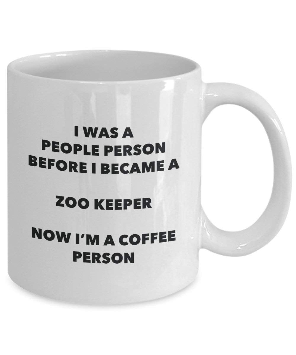 Zoo Keeper Coffee Person Mug - Funny Tea Cocoa Cup - Birthday Christmas Coffee Lover Cute Gag Gifts Idea