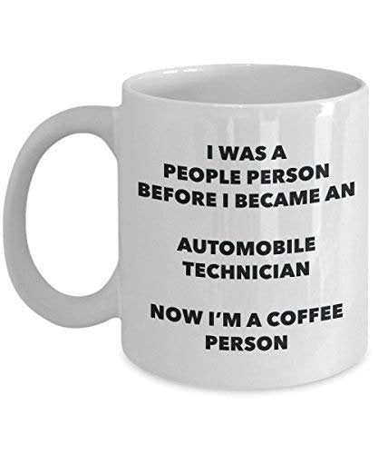 Automobile Technician Coffee Person Mug - Funny Tea Cocoa Cup - Birthday Christmas Coffee Lover Cute Gag Gifts Idea