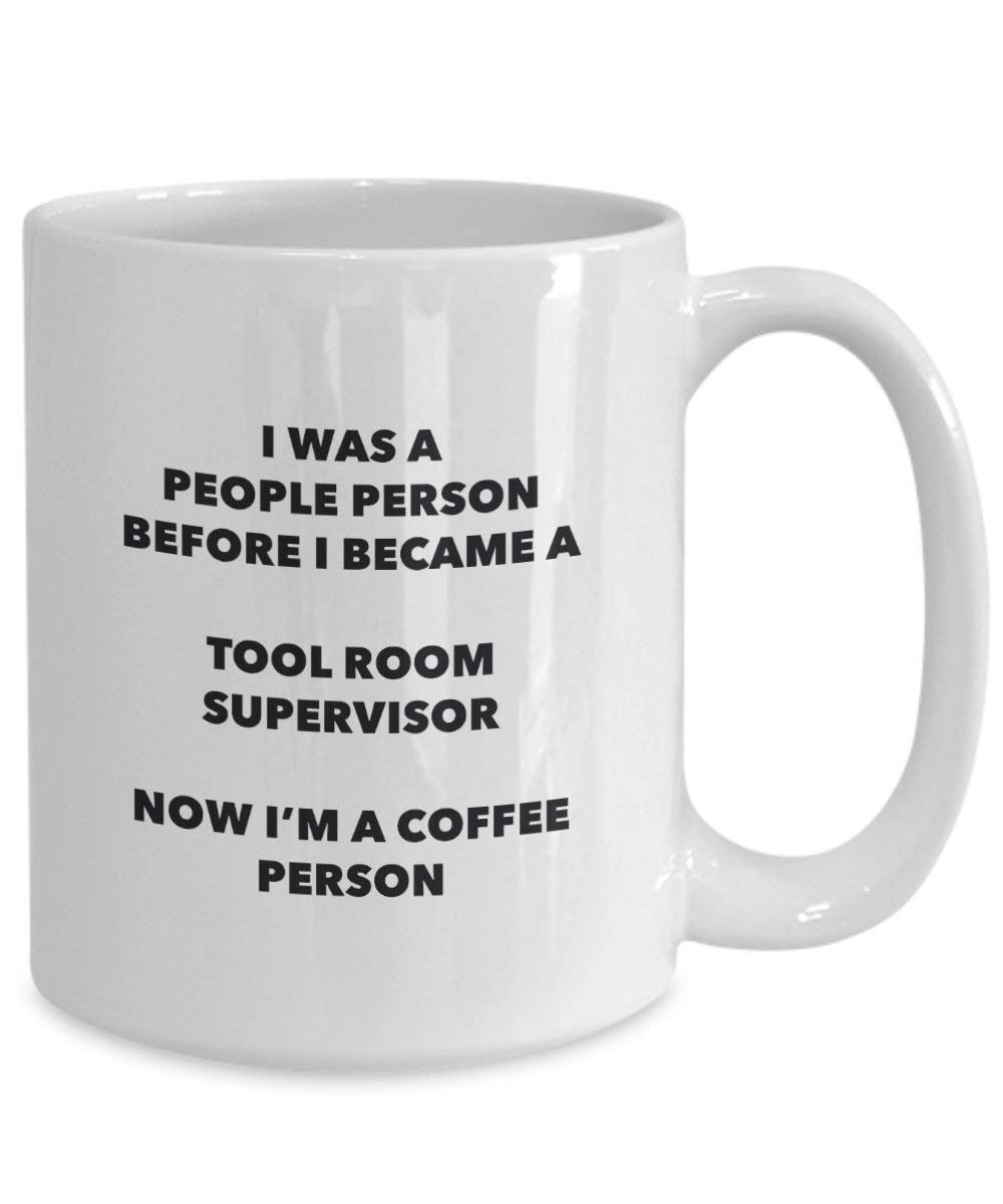 Outil pièce Supervisor Café personne Mug – Funny Tasse à thé de cacao – Anniversaire de Noël amateur de café mignon Gag Gifts Idée 15oz blanc