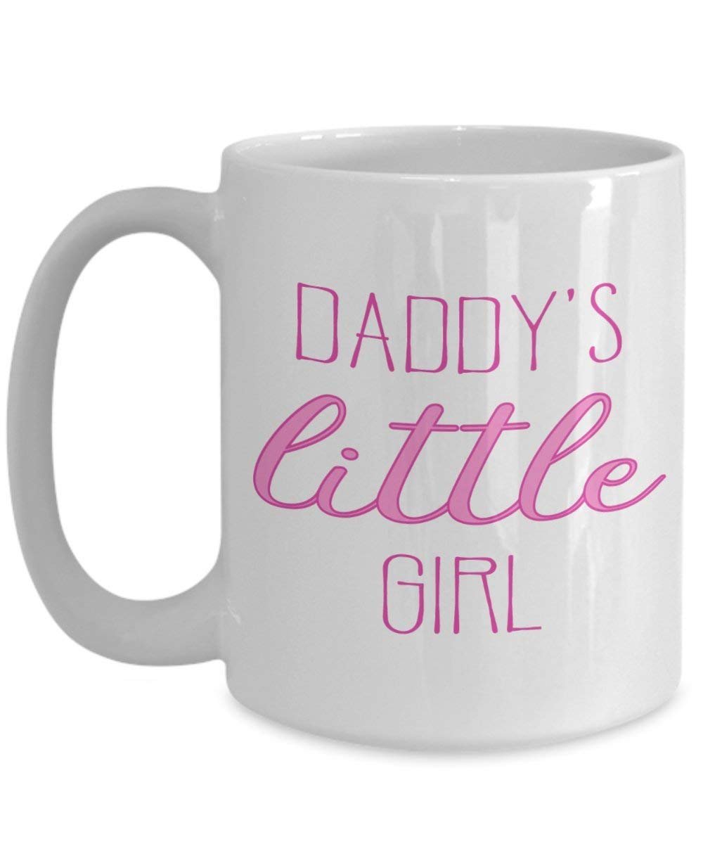 Daddy's Little Girl Coffee Mug - Funny Tea Hot Cocoa Coffee Cup - Novelty Birthday Christmas Anniversary Gag Gifts Idea