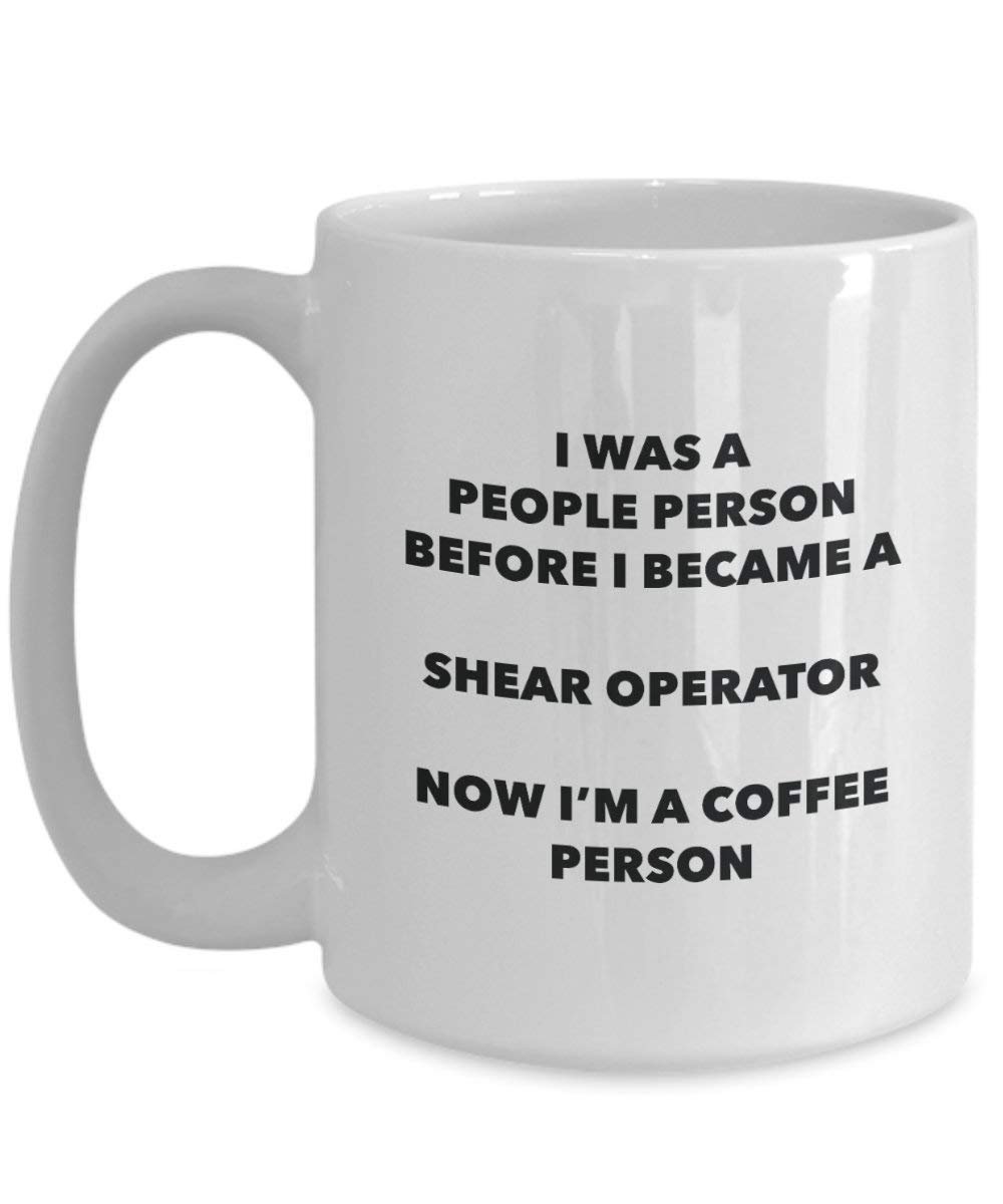neigen Operator Kaffee Person Tasse – Funny Tee Kakao-Tasse – Geburtstag Weihnachten Kaffee Lover Cute Gag Geschenke Idee