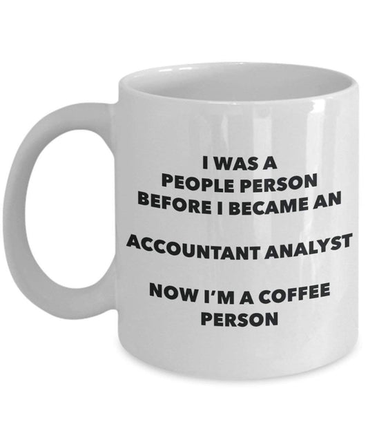 Accountant Analyst Coffee Person Mug - Funny Tea Cocoa Cup - Birthday Christmas Coffee Lover Cute Gag Gifts Idea