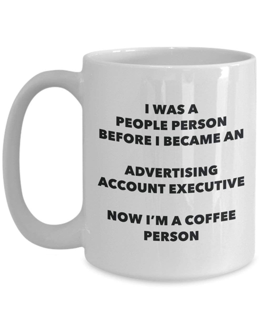 Werbung Konto-Kaffee Person Tasse – Funny Tee Kakao-Tasse – Geburtstag Weihnachten Kaffee Lover Cute Gag Geschenke Idee