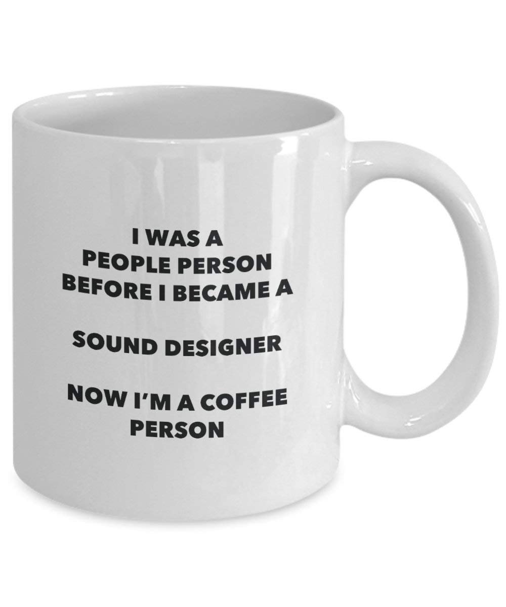 Sound Designer Coffee Person Mug - Funny Tea Cocoa Cup - Birthday Christmas Coffee Lover Cute Gag Gifts Idea