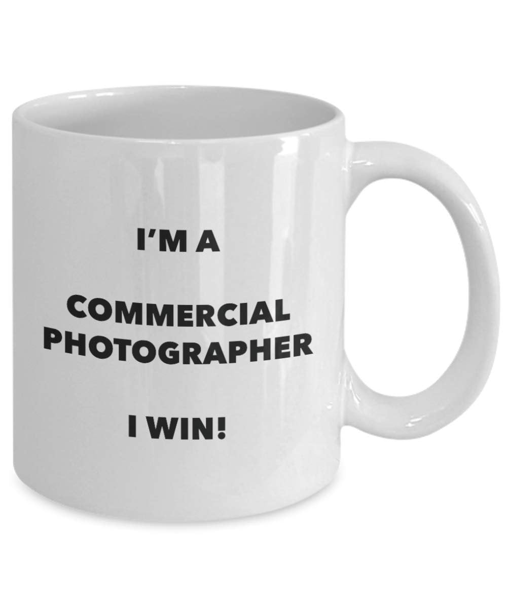 Je suis un photographe Commercial Mug I Win. – Funny Tasse à café – Fantaisie anniversaire Idée de Gag cadeaux de Noël 15oz blanc