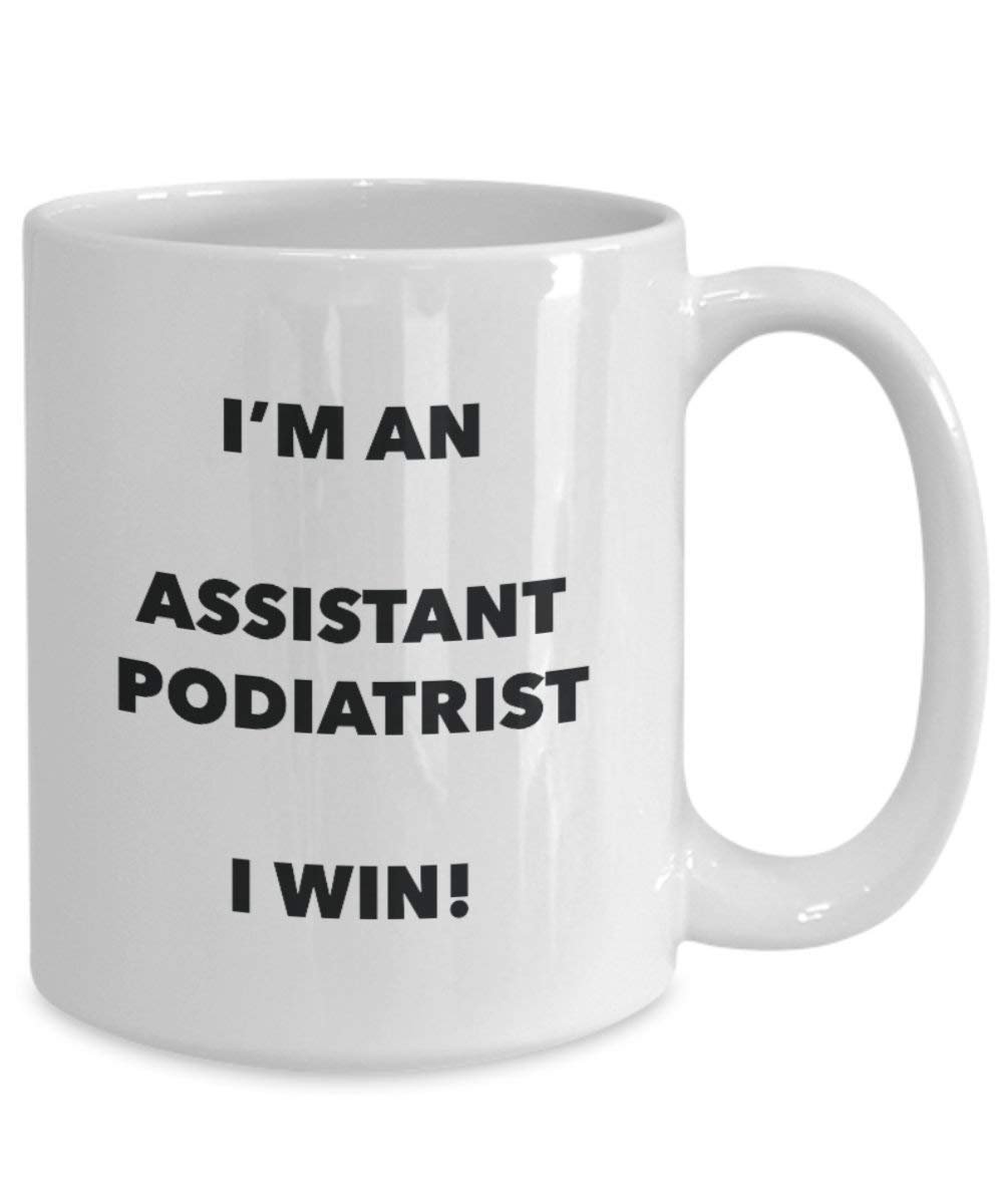 Ein Podologe Assistant Tasse – Ich bin ein Assistant Podologen Einholen I Win. – Funny Kaffeetasse – Neuheit Geburtstag Weihnachten Gag Geschenke Idee