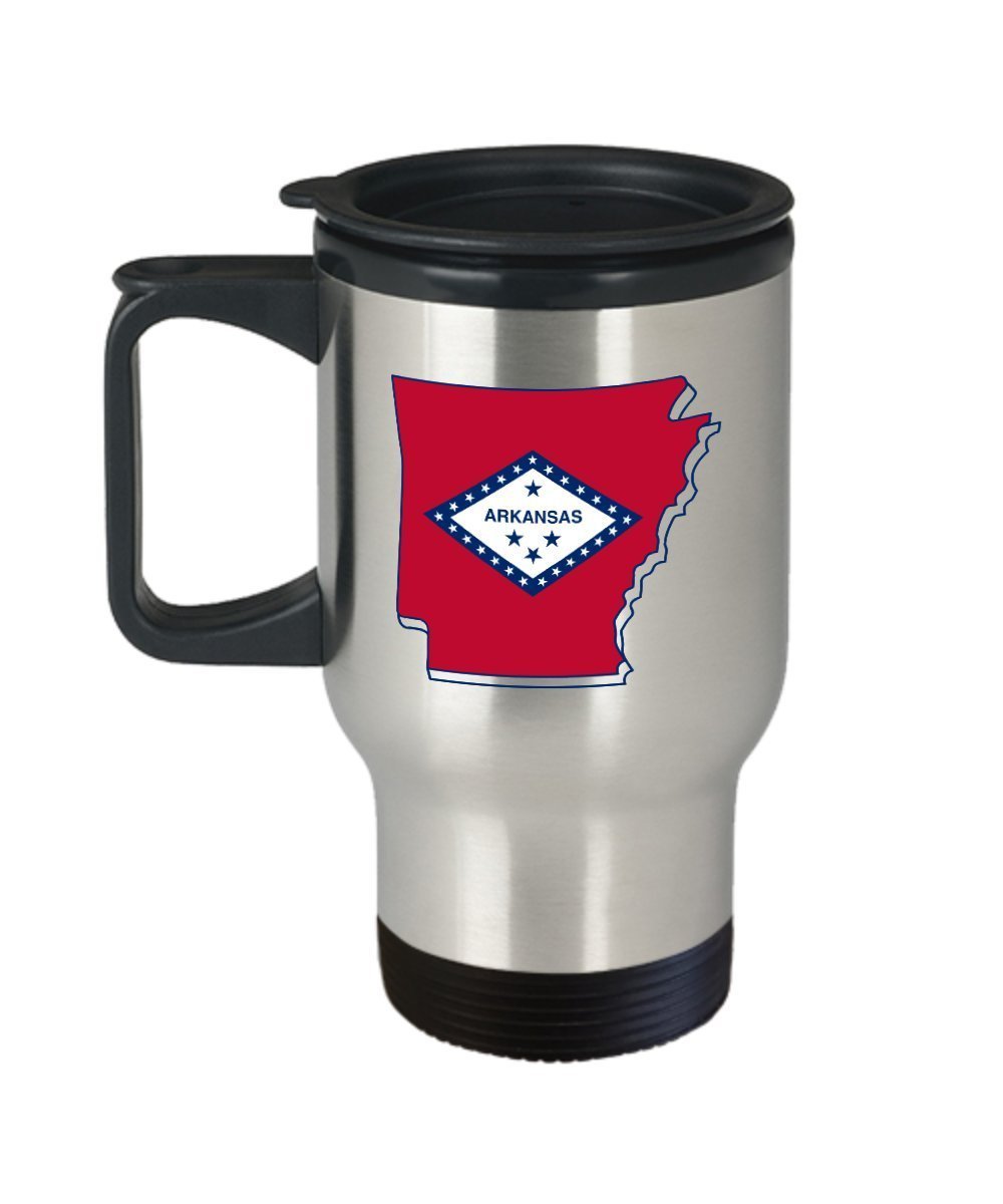 Arkansas Travel Mug - Funny Tea Hot Cocoa Coffee Insulated Tumbler Cup - Novelty Christmas Gag Gifts Idea