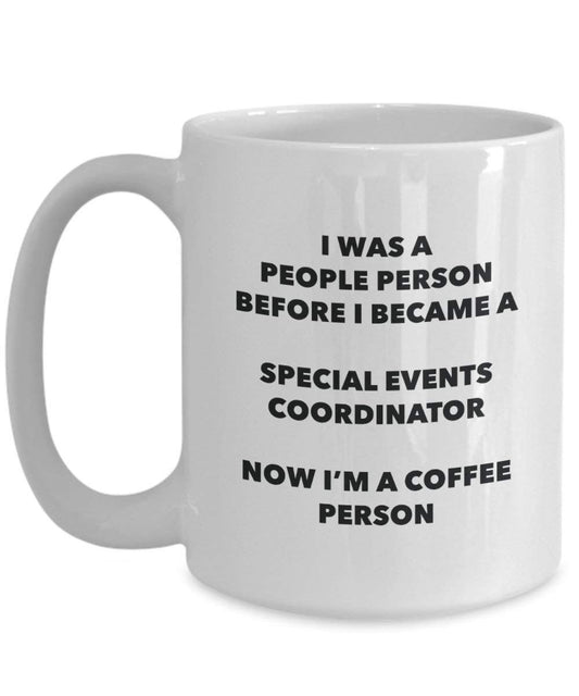 Besondere Anlässe Coordinator Kaffee Person Tasse – Funny Tee Kakao-Tasse – Geburtstag Weihnachten Kaffee Lover Cute Gag Geschenke Idee 11oz weiß