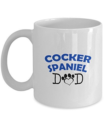 Funny Cocker Spaniel Couple Mug – Cocker Spaniel Dad – Cocker Spaniel Mom – Cocker Spaniel Lover Gifts - Unique Ceramic Gifts Idea (Dad)