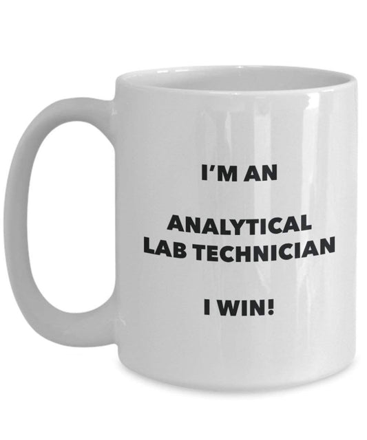 analytical Lab Technician Tasse – Ich bin ein analytical Lab Techniker I Win. – Funny Kaffeetasse – Neuheit Geburtstag Weihnachten Gag Geschenke Idee