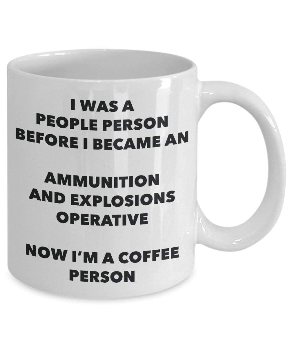 Munition und Explosionen Operationen Kaffee Person Tasse – Funny Tee Kakao-Tasse – Geburtstag Weihnachten Kaffee Lover Cute Gag Geschenke Idee