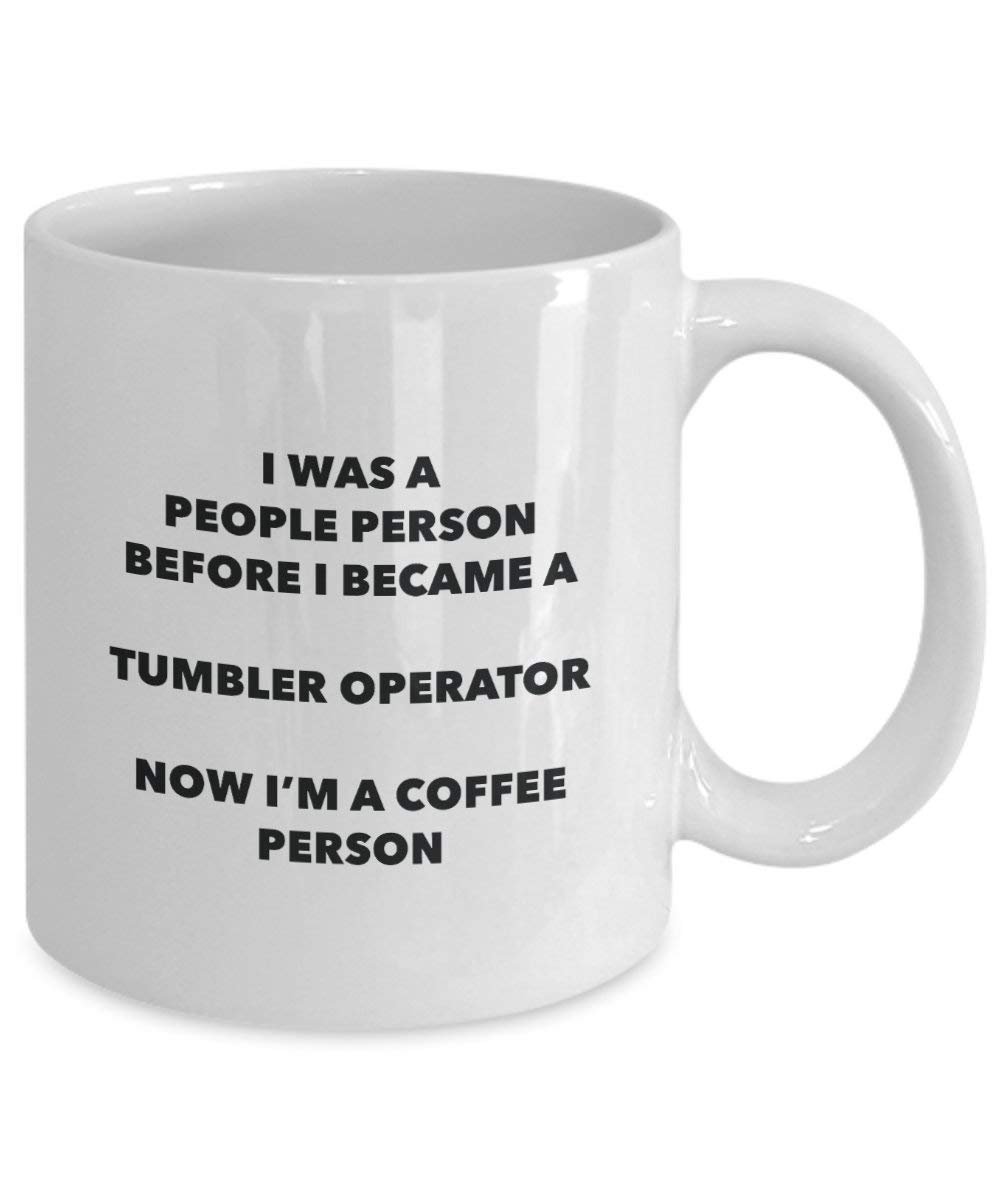 Tumbler Operator Coffee Person Mug - Funny Tea Cocoa Cup - Birthday Christmas Coffee Lover Cute Gag Gifts Idea