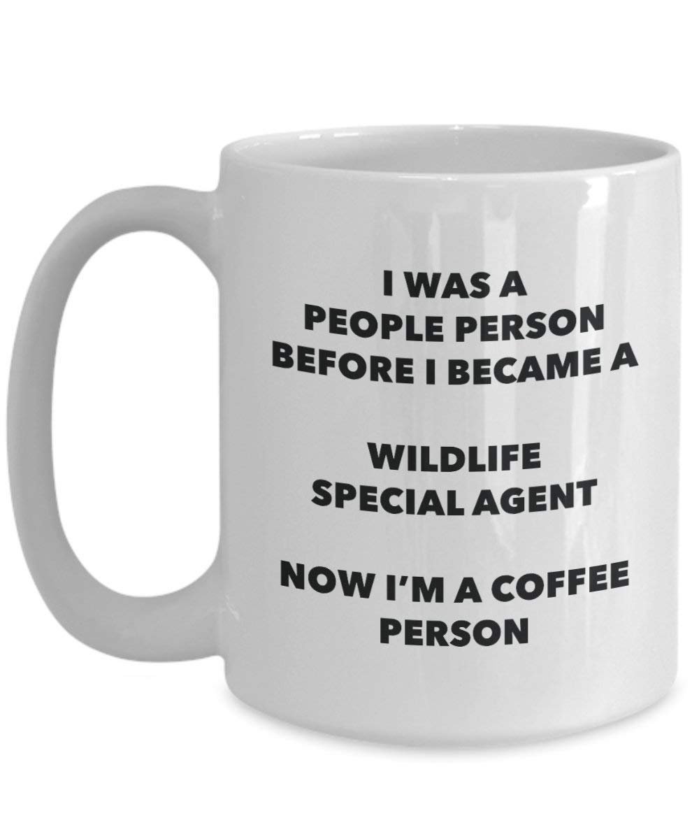 Wildlife Special Agent Coffee Person Mug - Funny Tea Cocoa Cup - Birthday Christmas Coffee Lover Cute Gag Gifts Idea