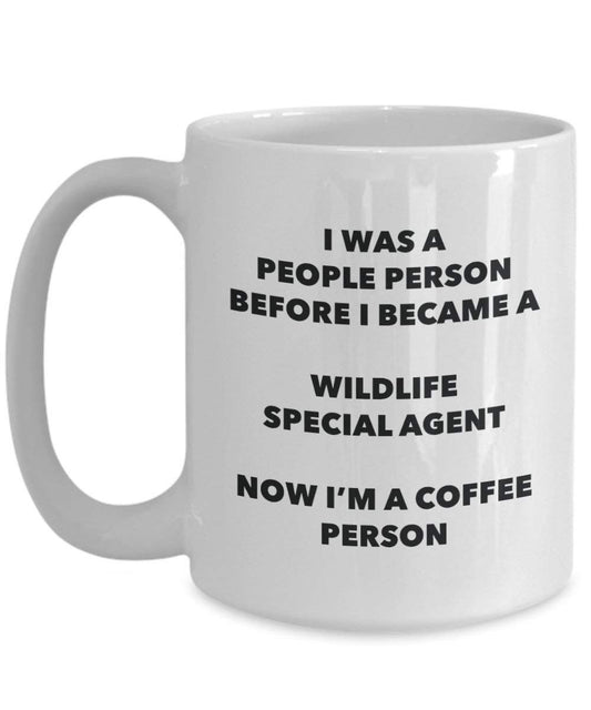 Wildlife Special Agent Coffee Person Mug - Funny Tea Cocoa Cup - Birthday Christmas Coffee Lover Cute Gag Gifts Idea