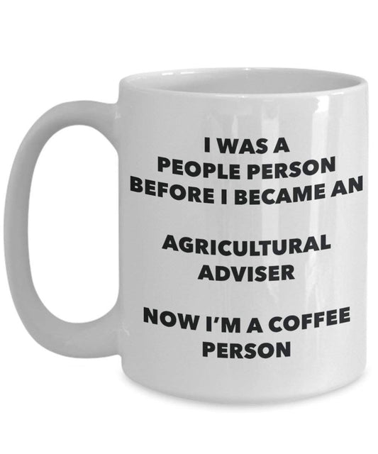 agricole Adviser personne à café Mug Tasse à thé de cacao – rigolo – Anniversaire de Noël amateur de café mignon Gag Gifts Idée 11oz blanc