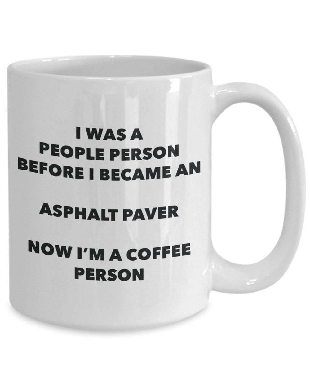 Asphalt Maschine Kaffee Person Tasse – Funny Tee Kakao-Tasse – Geburtstag Weihnachten Kaffee Lover Cute Gag Geschenke Idee