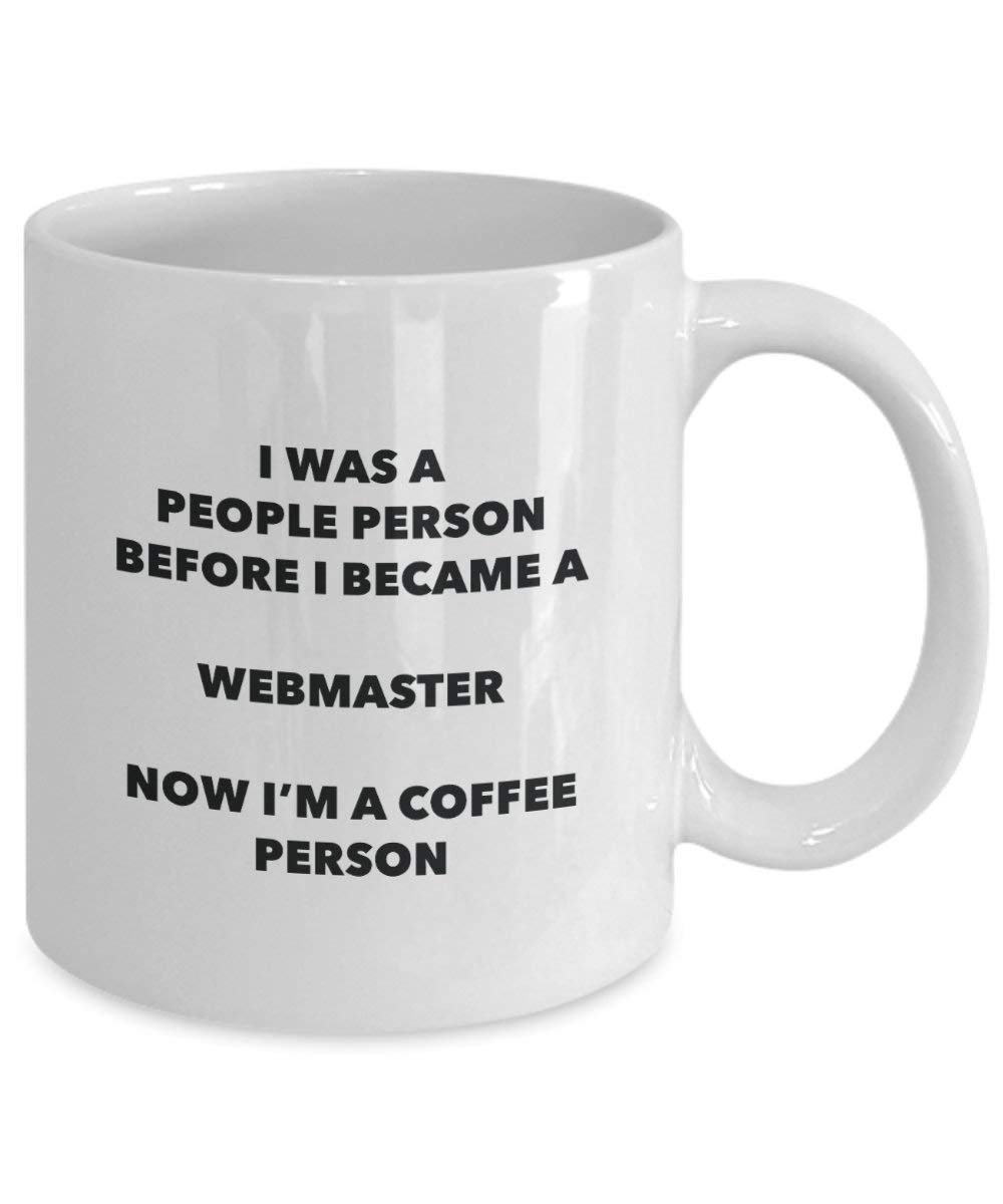Webmaster Coffee Person Mug - Funny Tea Cocoa Cup - Birthday Christmas Coffee Lover Cute Gag Gifts Idea