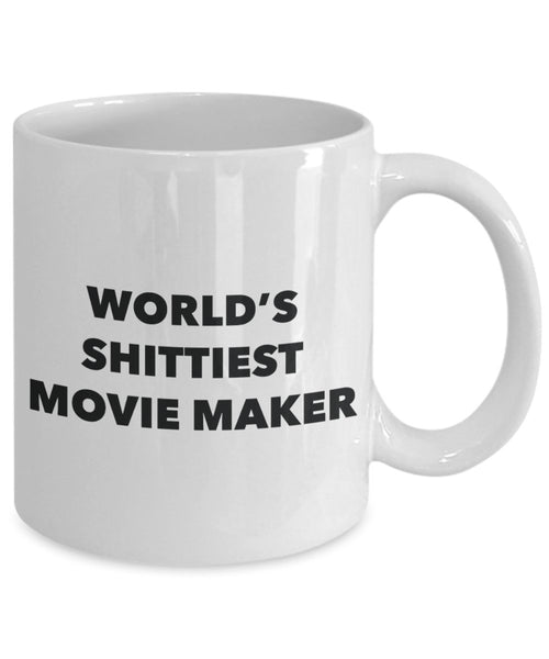 Movie Maker Coffee Mug - World's Shittiest Movie Maker - Movie Maker Gifts - Funny Novelty Birthday Present Idea
