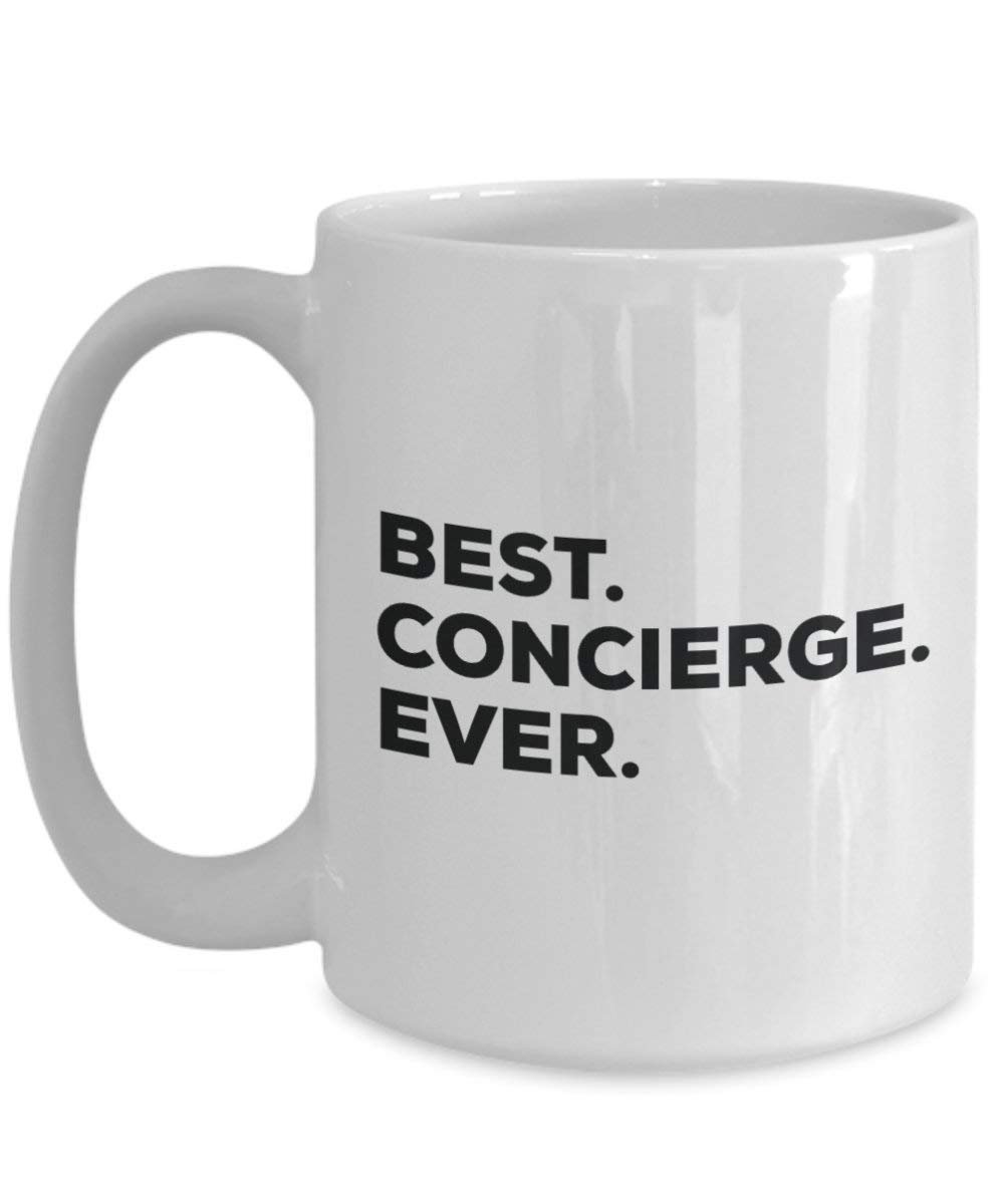 Best Concierge Ever Mug - Funny Coffee Cup -Thank You Appreciation For Christmas Birthday Holiday Unique Gift Ideas