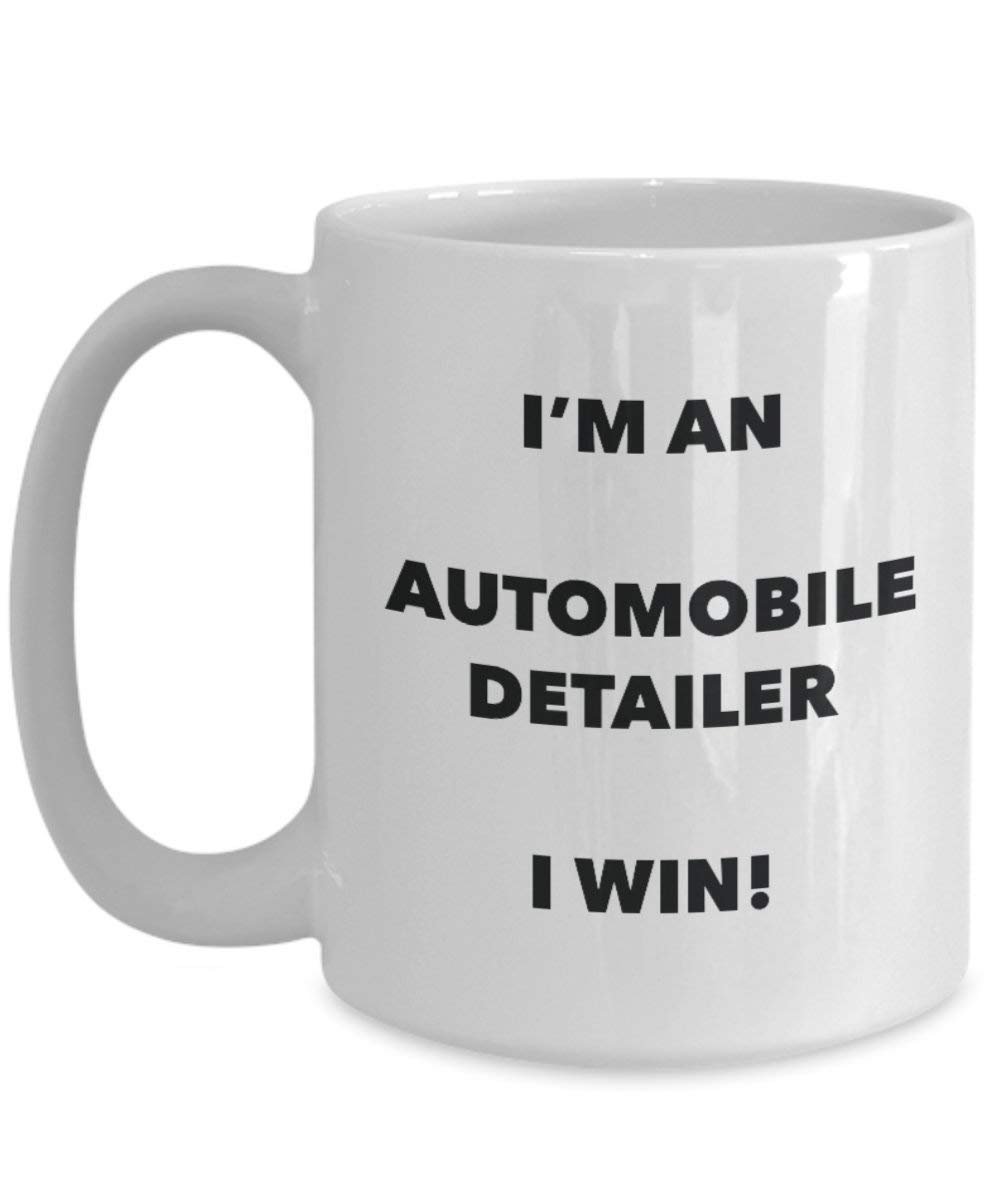 Automarke Detailer Tasse – Ich bin ein Automarke Detailer I Win. – Funny Kaffeetasse – Neuheit Geburtstag Weihnachten Gag Geschenke Idee